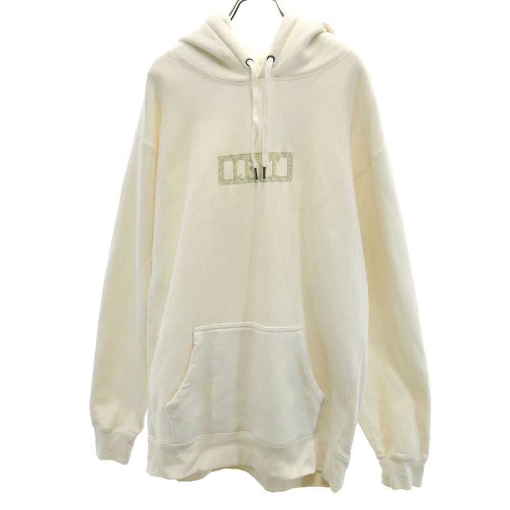 LFYT エルエフワイティー 長袖 スウェット パーカー XXL アイボリー 裏起毛 ビックサイズ メンズ