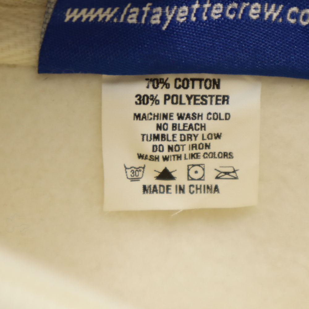 LFYT エルエフワイティー 長袖 スウェット パーカー XXL アイボリー 裏起毛 ビックサイズ メンズ