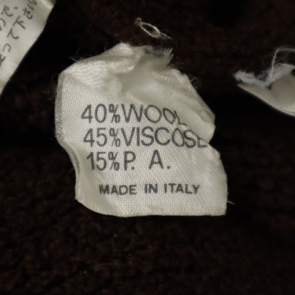 GIVENCHY ジバンシィ 90s イタリア製 ウールブレンド オールド 長袖 セーター L ブラウン GENTLEMAN ニット メンズ