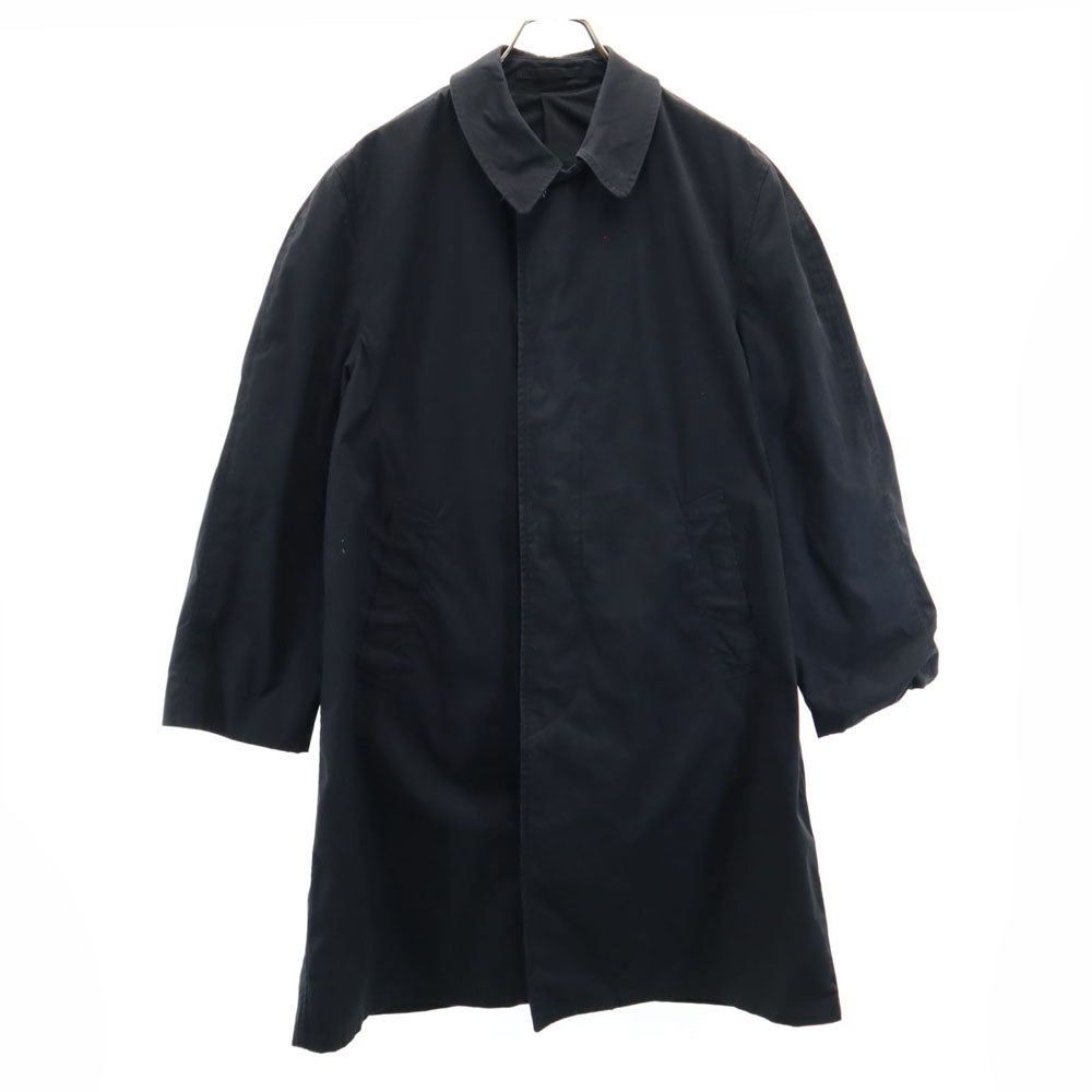 US NAVY アメリカ海軍 80s DLA ヴィンテージ レインコート M ブラック系 ステンカラー メンズ