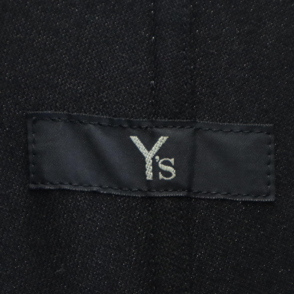 ワイズ 80s 日本製 ウール ヴィンテージ ロングコート ブラック Y's ダブルボタン レディース