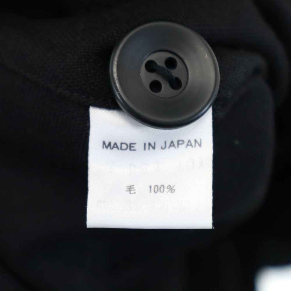 ワイズ 80s 日本製 ウール ヴィンテージ ロングコート ブラック Y's ダブルボタン レディース