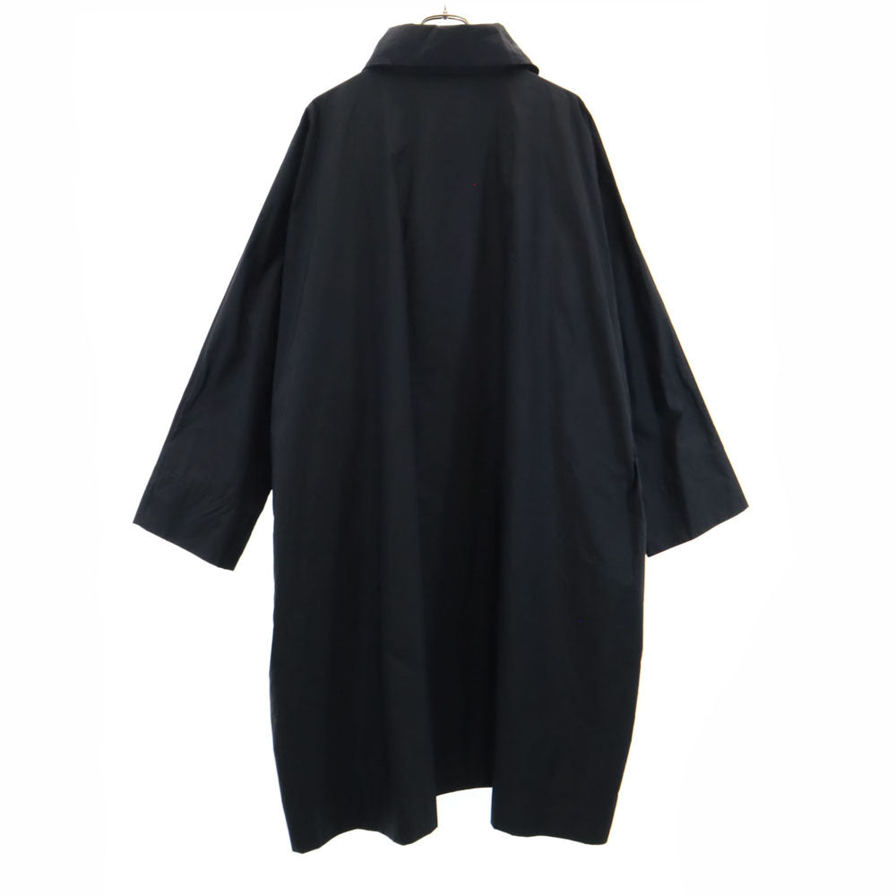 ISSEY MIYAKE イッセイミヤケ 日本製 ステンカラーコート 4 ブラック レイン メンズ
