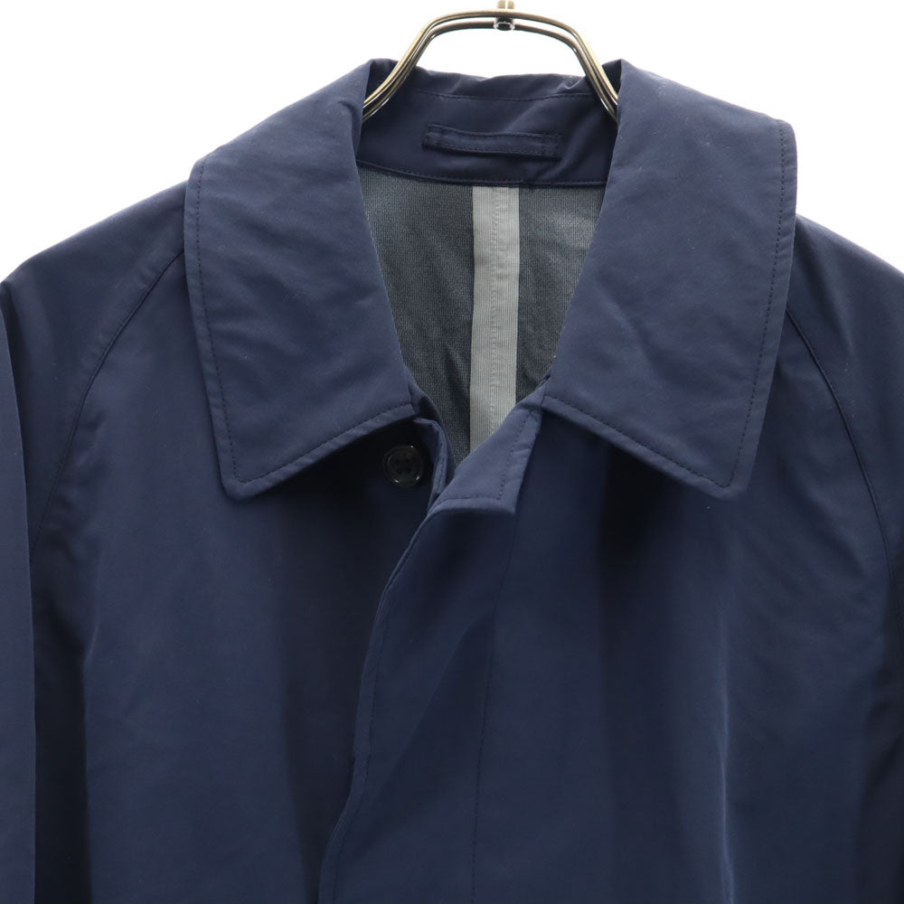 WOOLRICH ウールリッチ 未使用 日本製 長袖 ナイロン ステンカラーコート M ネイビー系 タグ付き メンズ