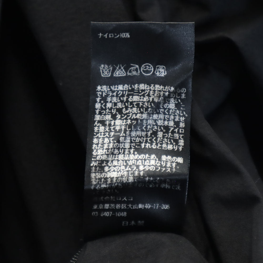 TEATORA テアトラ 日本製 長袖 ナイロン コート 46 ブラック系 メンズ