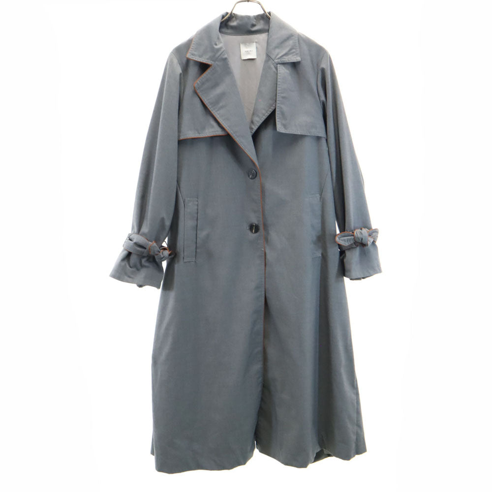 AMERI UNDRESSED アメリ 長袖 バックプリーツベルテッド トレンチコート グレー系 レディース