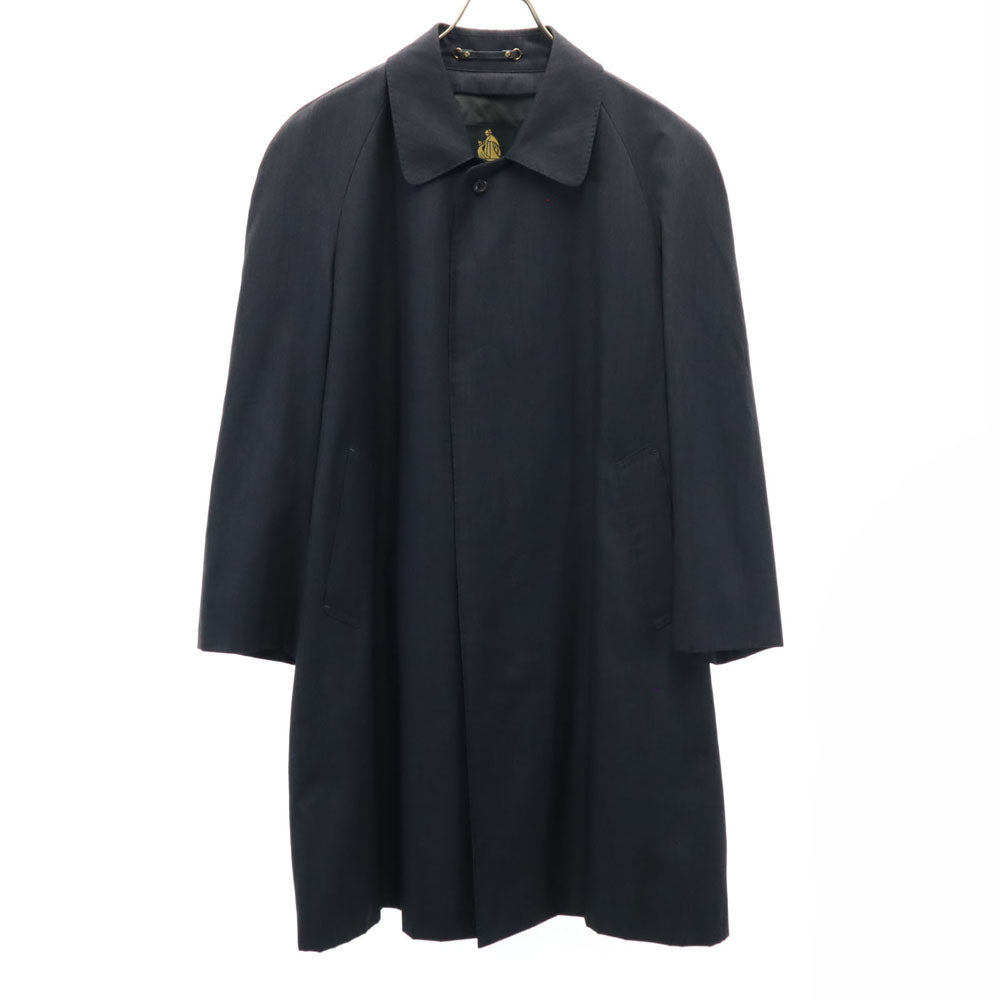 LANVIN ランバン 90s オールド ステンカラーコート R44-43 チャコールグレー メンズ