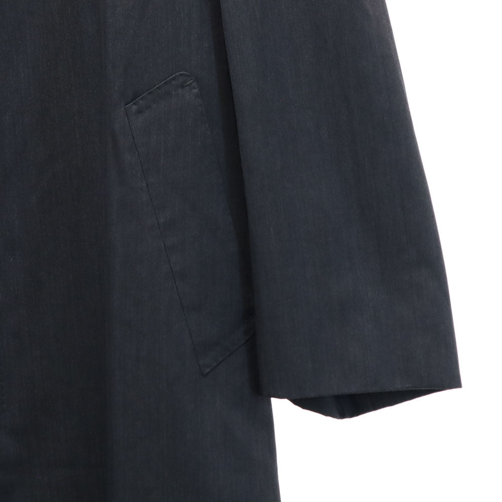 LANVIN ランバン 90s オールド ステンカラーコート R44-43 チャコールグレー メンズ