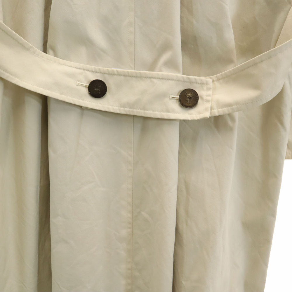 バーバリーズ 90s 三陽商会 オールド ステンカラーコート 9AR アイボリー Burberrys レディース