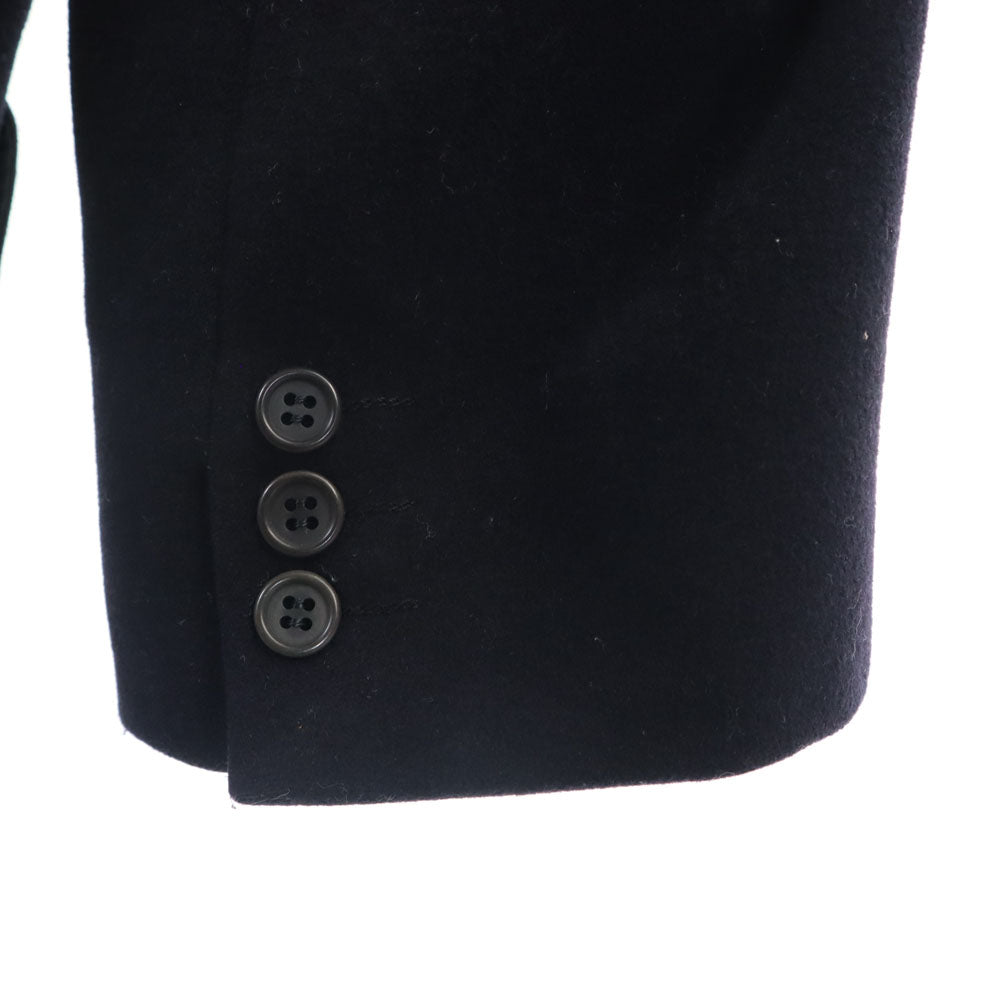 ジョルジオアルマーニ 90s イタリア製 ウール オールド チェスターコート 46 ブラック GIORGIO ARMANI LE COLLEZIONI メンズ