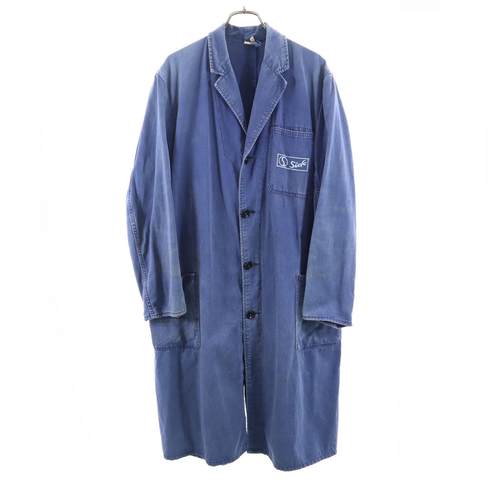 EURO WORK ユーロワーク 70s ヴィンテージ ダンガリー コート 48 ブルー メンズ
