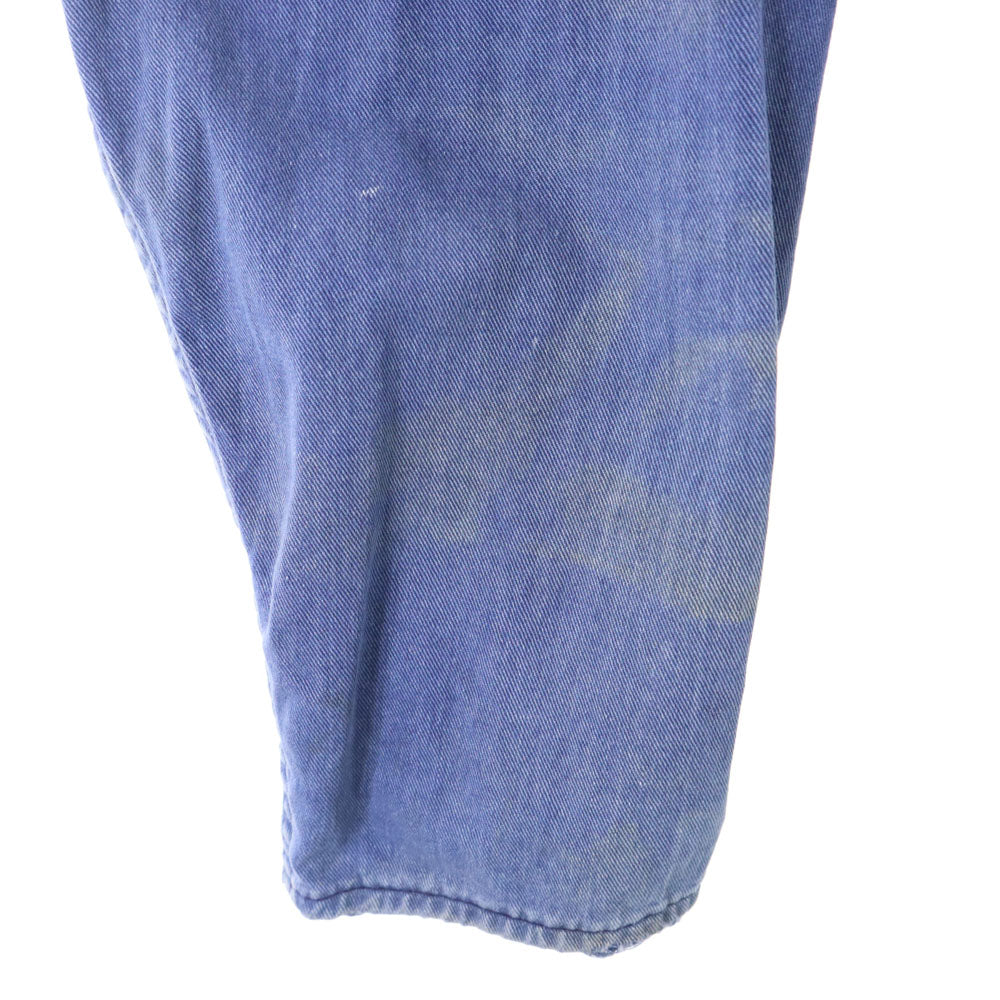 EURO WORK ユーロワーク 70s ヴィンテージ ダンガリー コート 48 ブルー メンズ