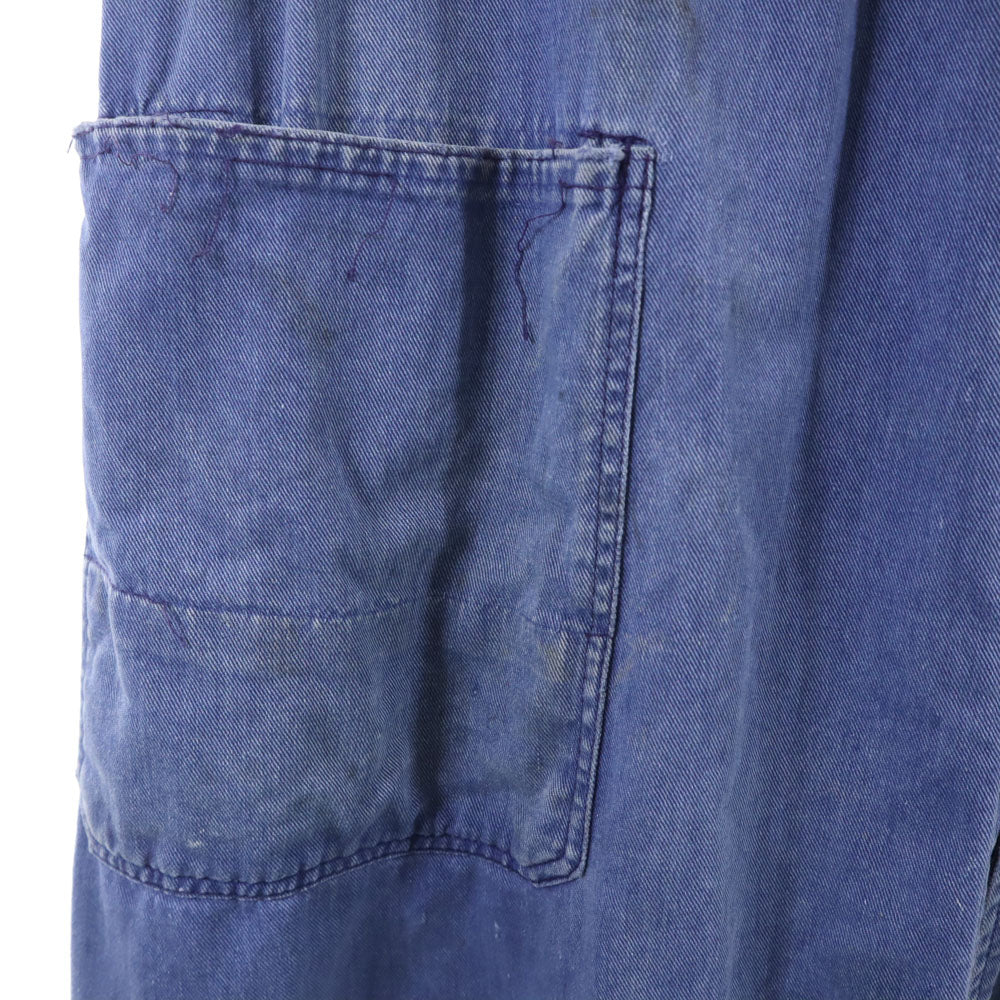 EURO WORK ユーロワーク 70s ヴィンテージ ダンガリー コート 48 ブルー メンズ