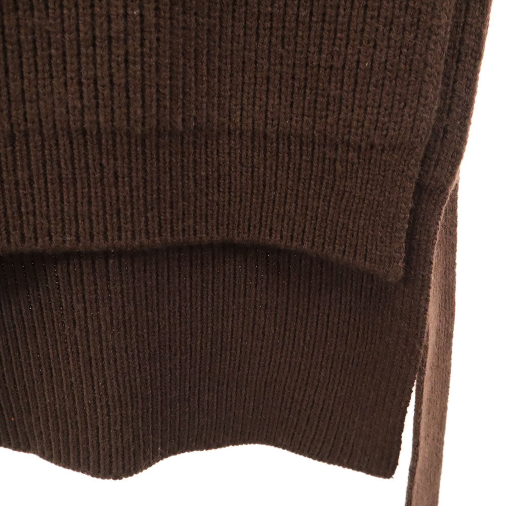 AMERI UNDRESSED アメリ 長袖 ハイネック ニット ベスト M ブラウン系 レディース