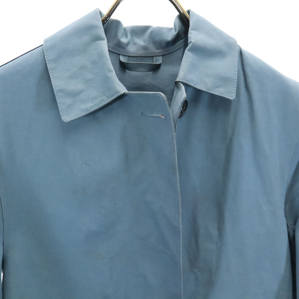 Mackintosh マッキントッシュ スコットランド製 コットンラバープルーフ レインコート 34 ブルー系 レディース