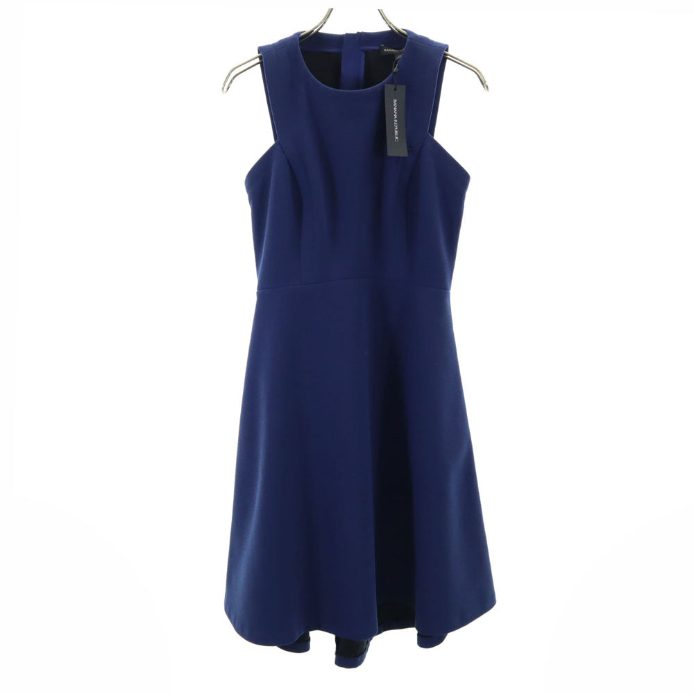 未使用 Banana Republic バナナリパブリック ノースリーブ ワンピース 0 0 ネイビー レディース