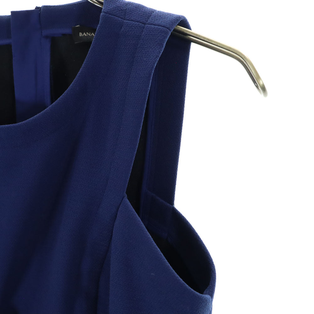 未使用 Banana Republic バナナリパブリック ノースリーブ ワンピース 0 0 ネイビー レディース