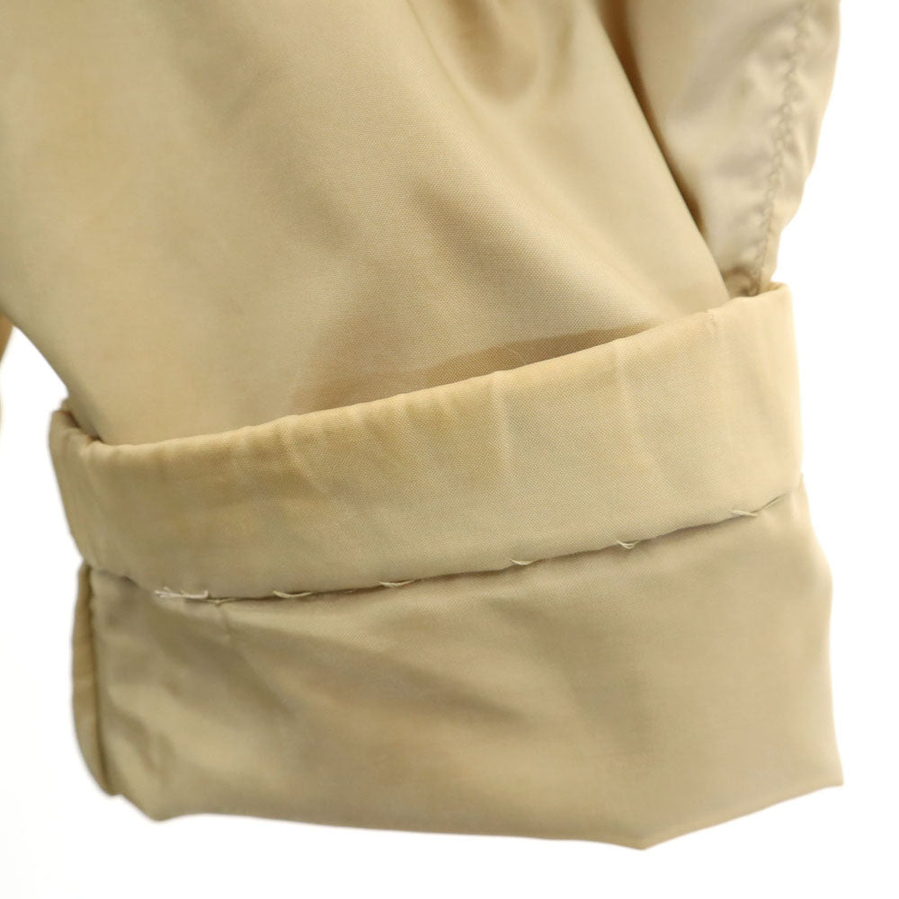 IZOD LACOSTE アイゾッドラコステ 70s ヴィンテージ 糸巻きタグ パッカブル ステンカラーコート M ベージュ メンズ