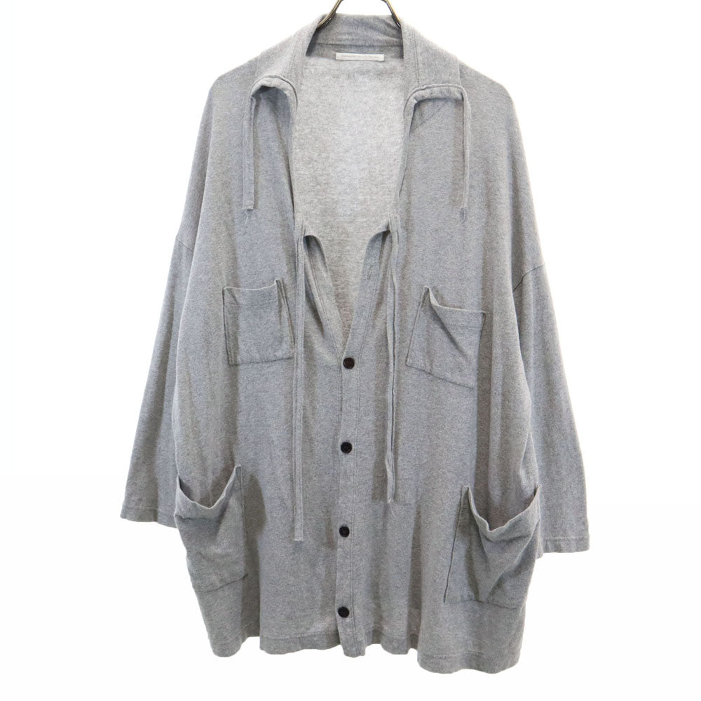コンポジション シーアタッチドレーベル カーディガン 2 グレー Y's ワイズ ヨウジヤマモト レディース