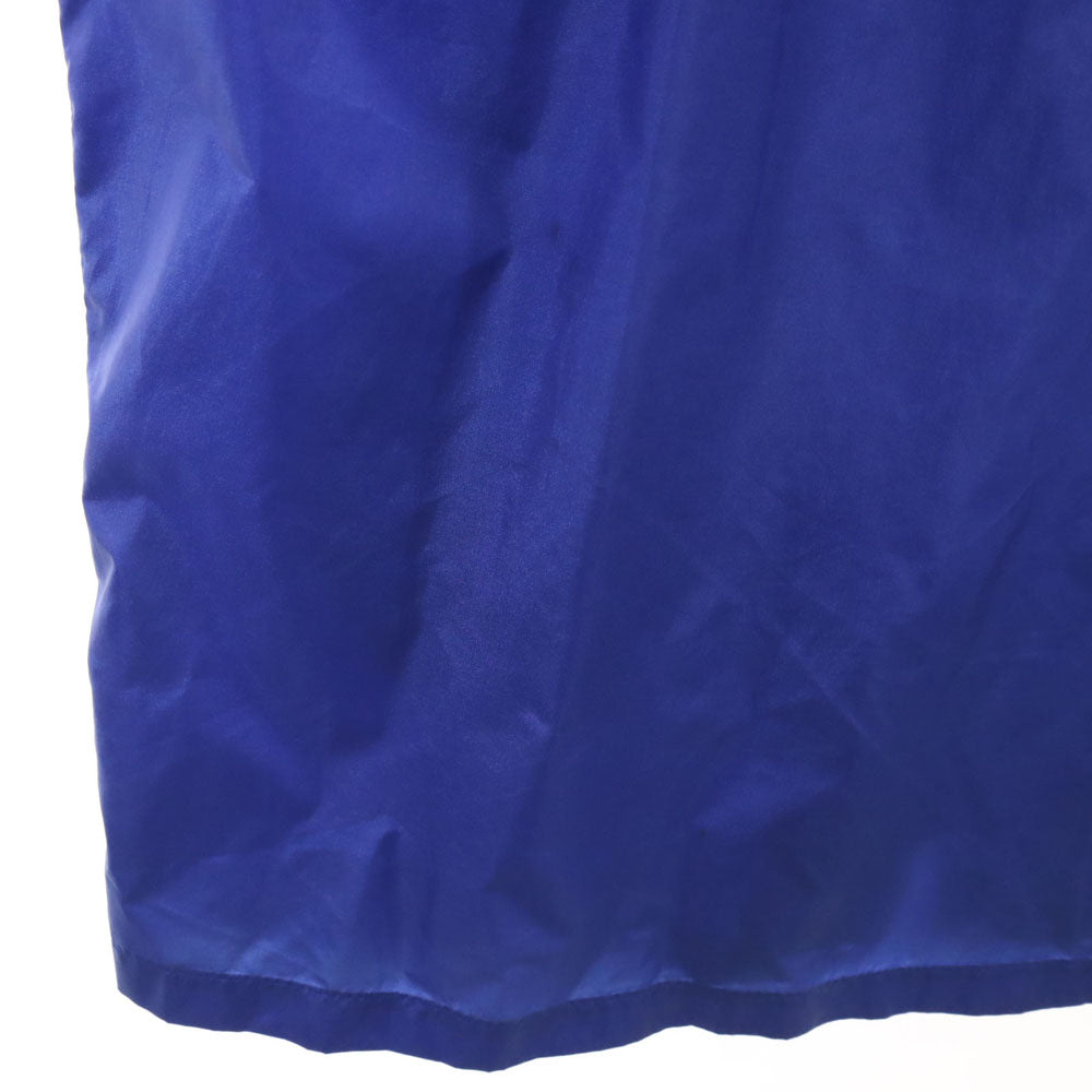 adidas アディダス 80s 日本製 デサント製 ヴィンテージ バックトレフォイルロゴ ナイロンジャケット L-O 青紫 レディース