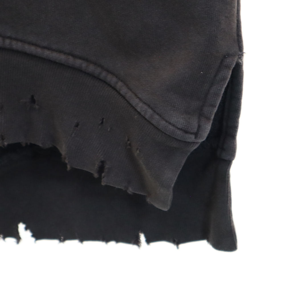 アルケミスト USA製 長袖 ヴィンテージ加工 スウェットパーカー S ダークブラウン レディース