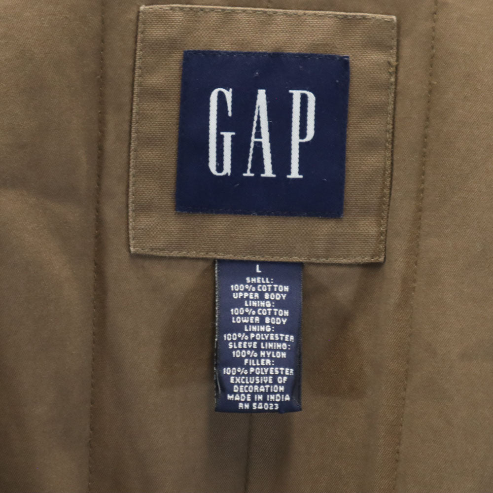 ギャップ オールド ハンティングジャケット L ブラウン GAP 中綿 襟コーデュロイ メンズ