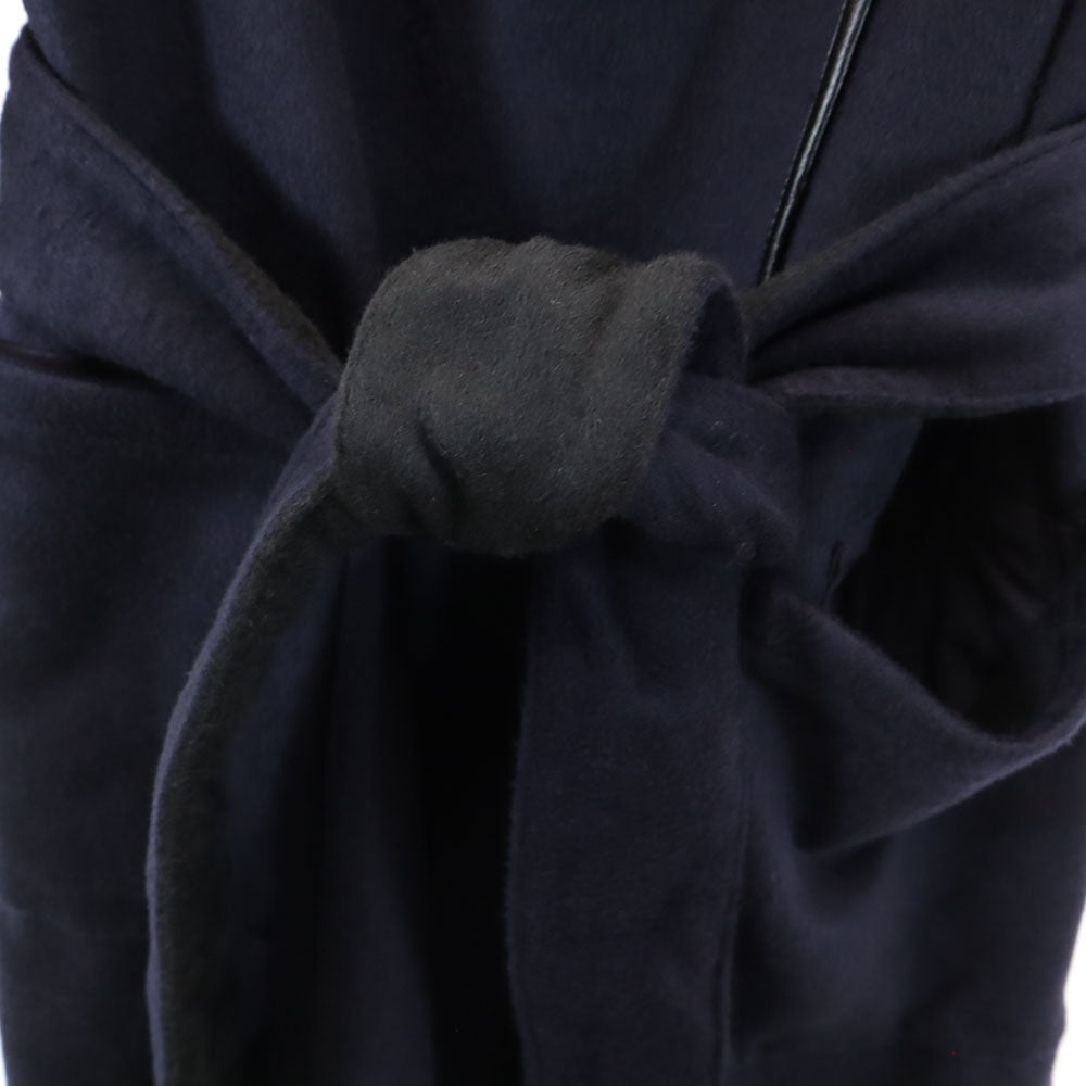 THURIUM スリウム 長袖 気持ちを込めたリバーシブル ウールコート 38 ネイビー系 レディース