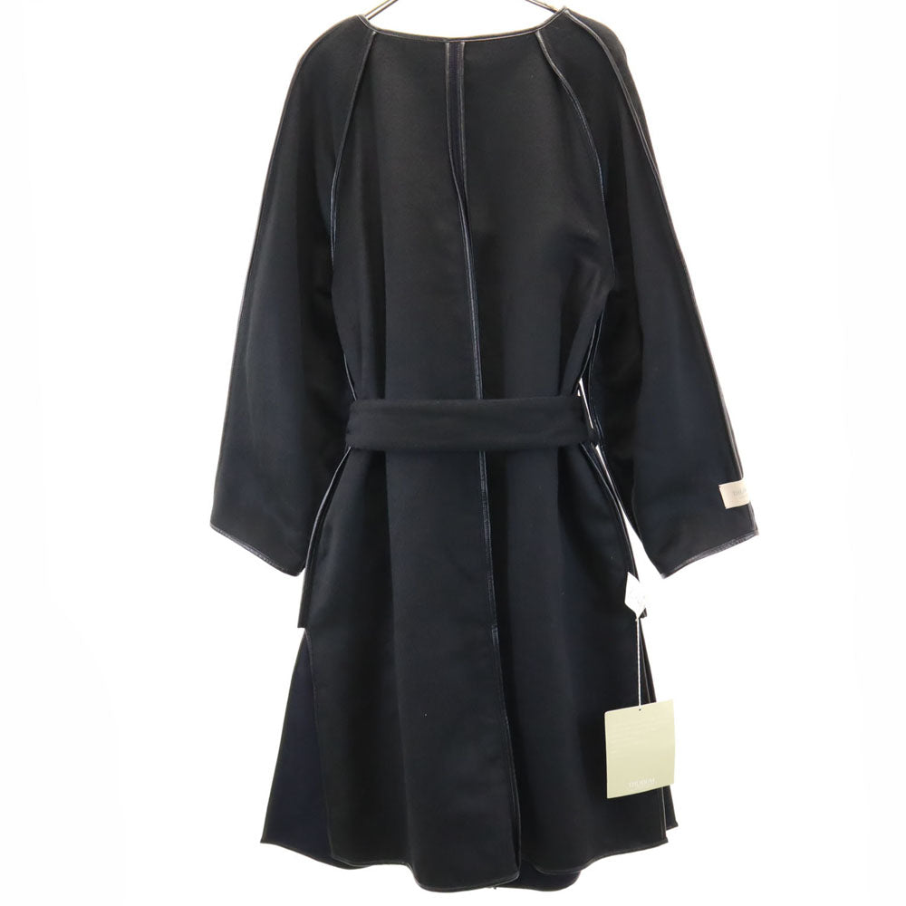 THURIUM スリウム 長袖 気持ちを込めたリバーシブル ウールコート 38 ネイビー系 レディース