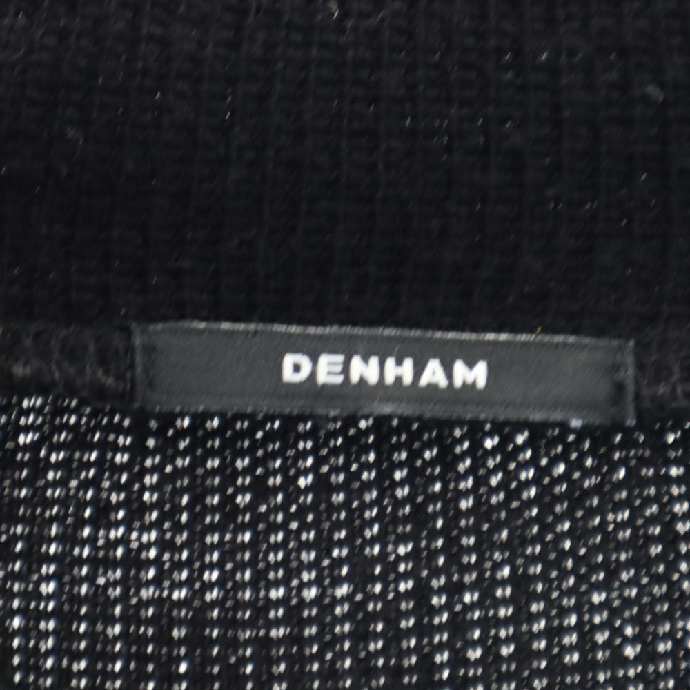 DENHAM デンハム 日本製 長袖 ニット ロングワンピース F ブラック TROLL DRESS レディース
