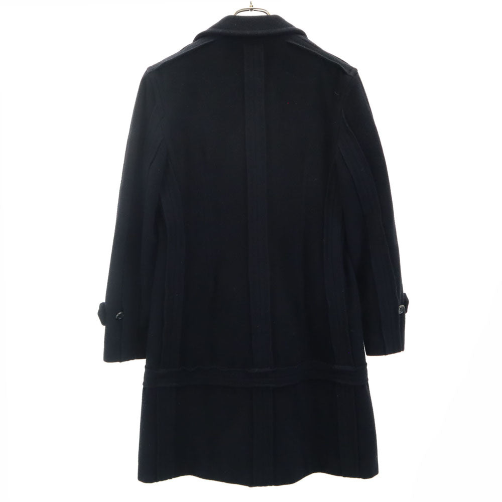 Comme des Garcons Comme des Garcons コムデギャルソンコムデギャルソン 2005年 日本製 ウールブレンド ダブル コート M チャコールブラック レディース