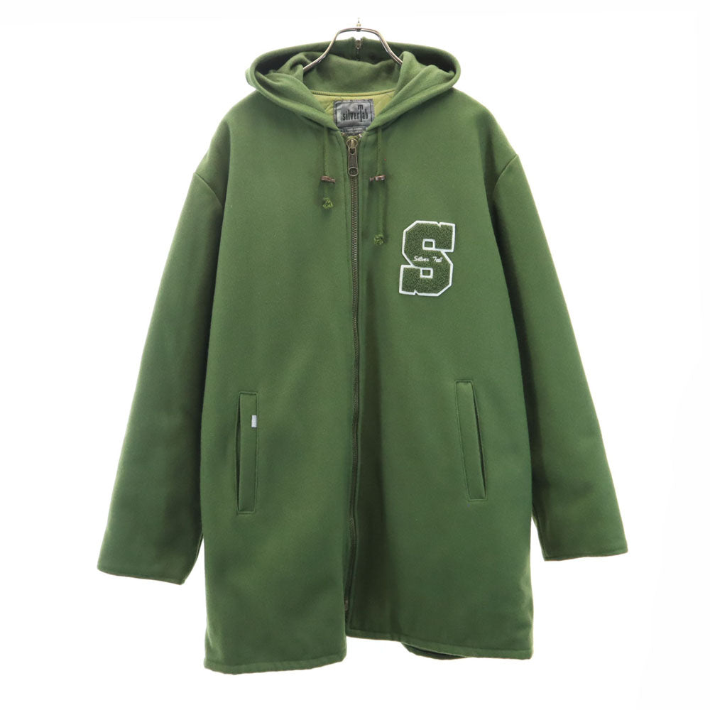 Levi's リーバイス 90s シルバータブ オールド メルトン フーデッド コート M グリーン系 Silver Tab 裏キルティング メンズ