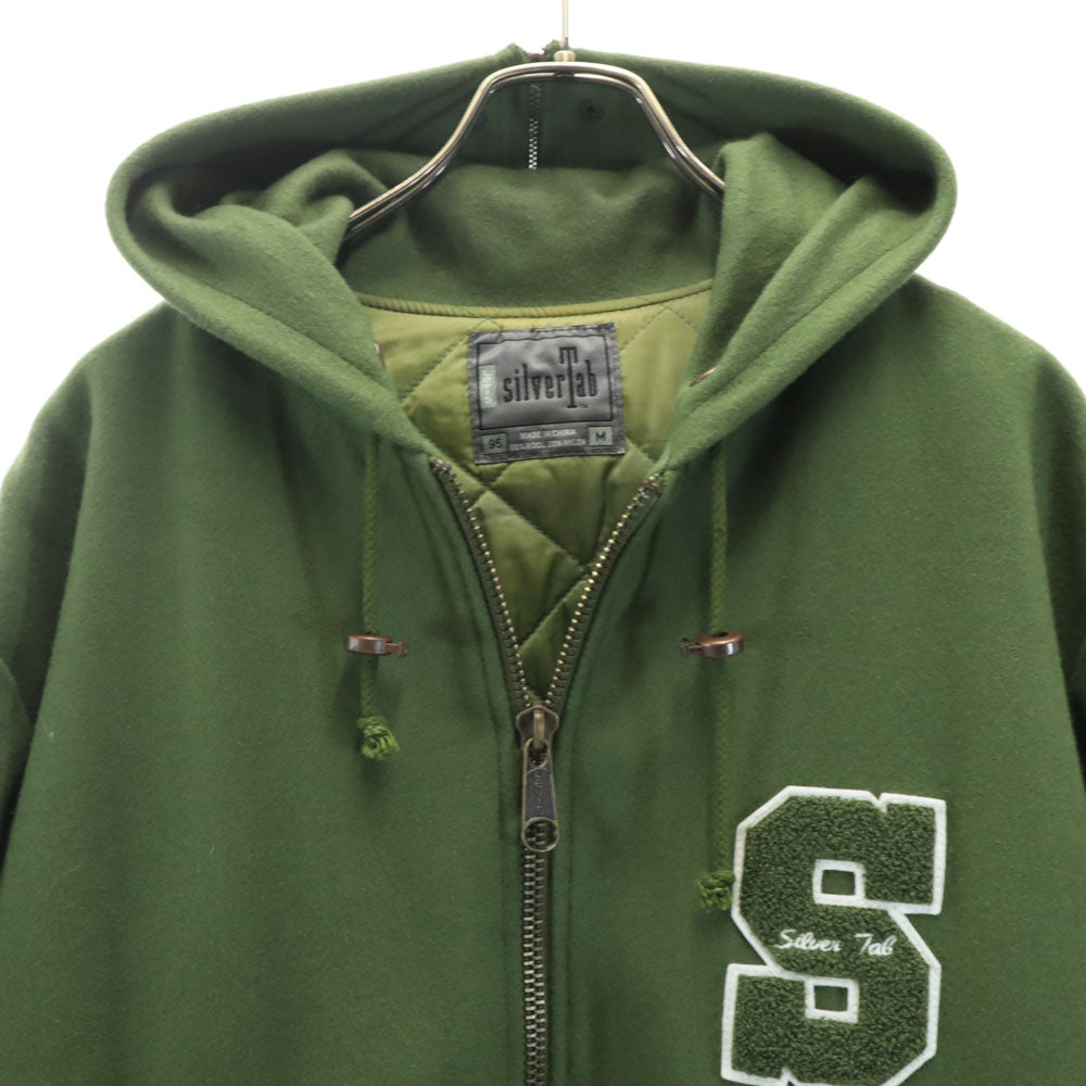 Levi's リーバイス 90s シルバータブ オールド メルトン フーデッド コート M グリーン系 Silver Tab 裏キルティング メンズ