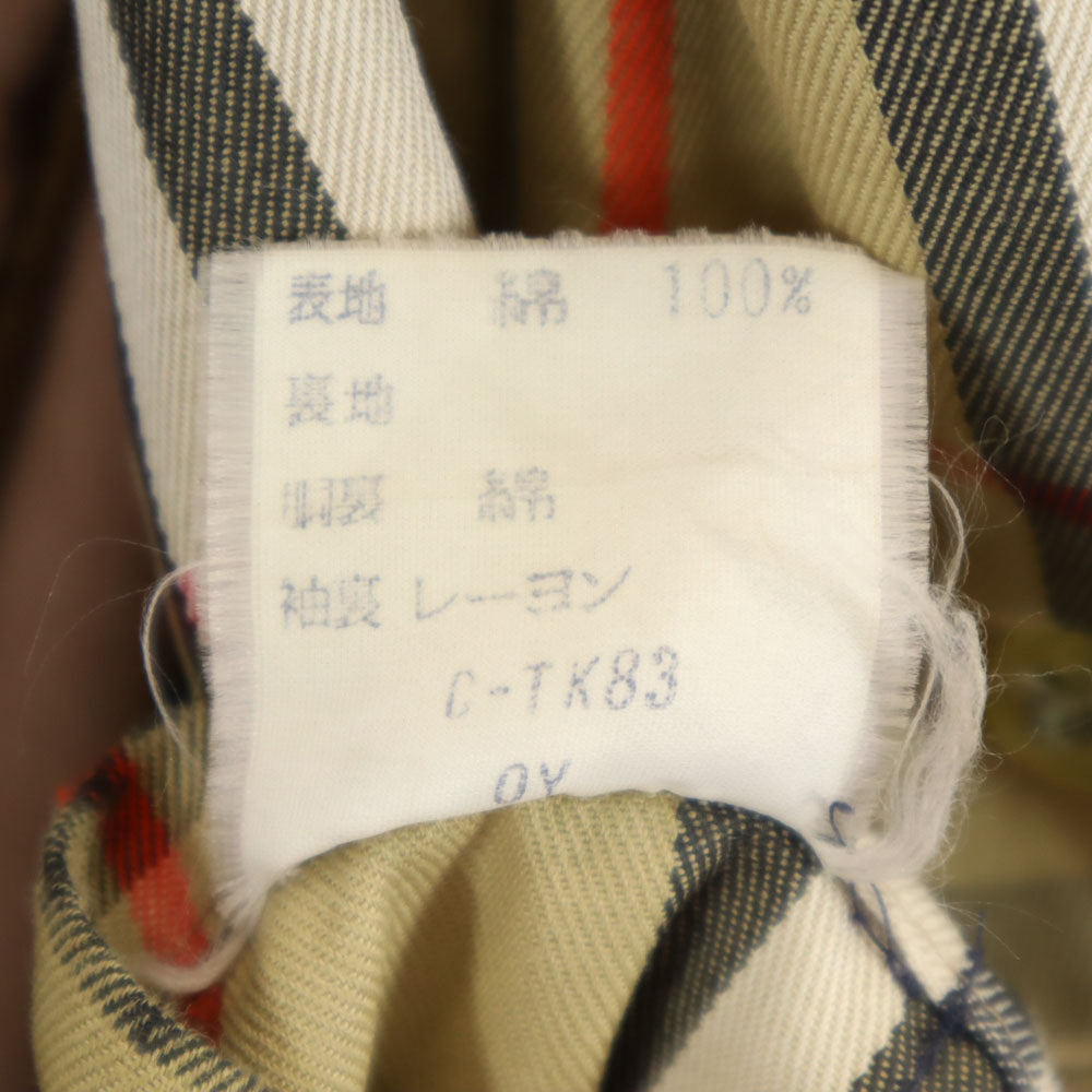 Burberrys バーバリーズ 90s 英国製 オールド トレンチコート M ベージュ ライナー付き メンズ