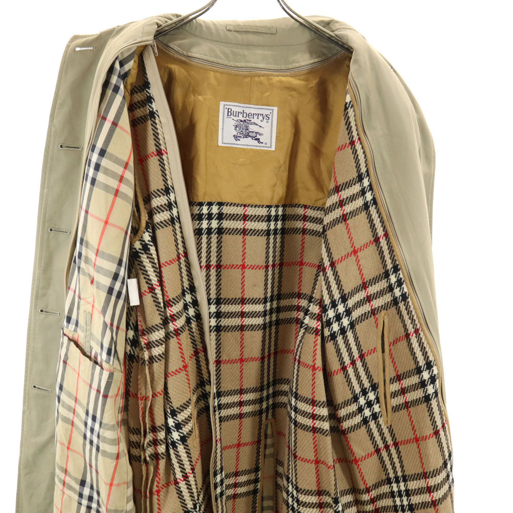 Burberrys バーバリーズ 90s オールド ステンカラーコート ベージュ ライナー付き レディース