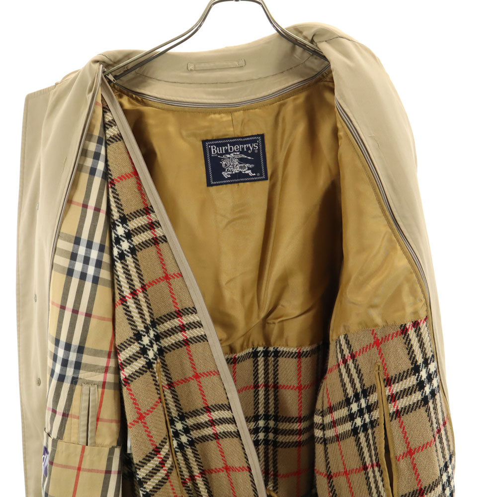 Burberrys バーバリーズ 90s オールド ステンカラーコート 90-165 ベージュ ライナー付き メンズ