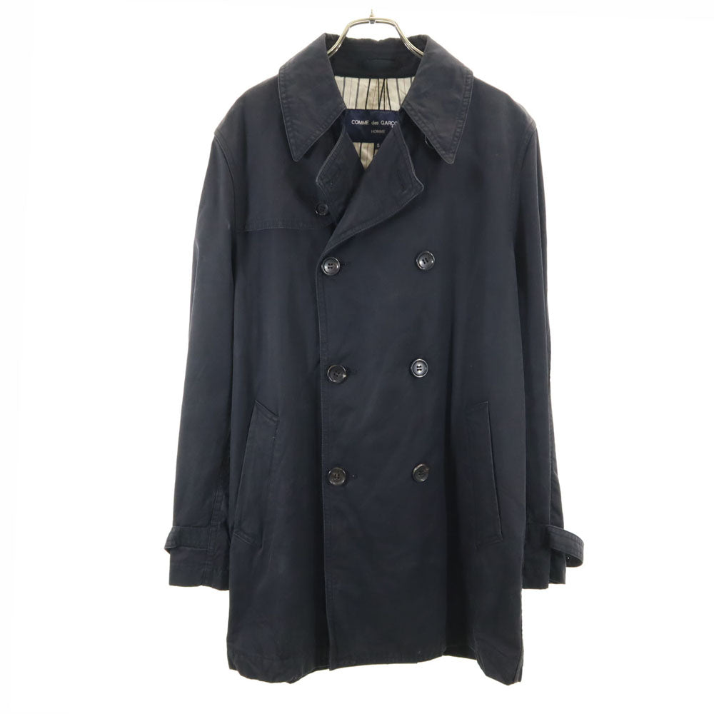 COMME des GARCONS HOMME コムデギャルソンオム 2007年 00s 日本製 トレンチコート S ブラック メンズ