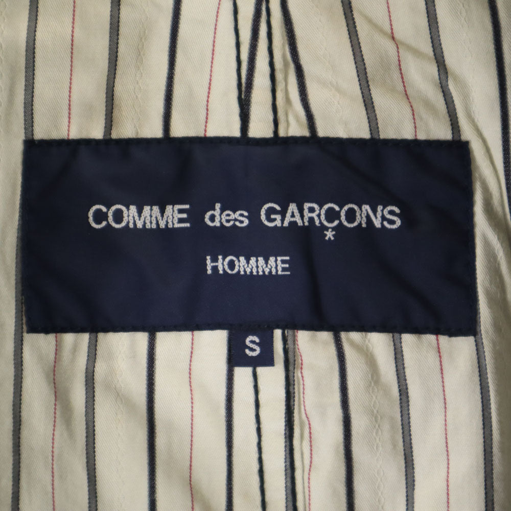 COMME des GARCONS HOMME コムデギャルソンオム 2007年 00s 日本製 トレンチコート S ブラック メンズ