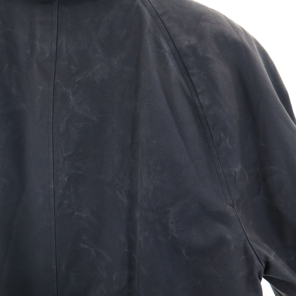 BALENCIAGA バレンシアガ 80s 90s オールド 日本規格 ステンカラーコート A4 ネイビー ライナー付き メンズ