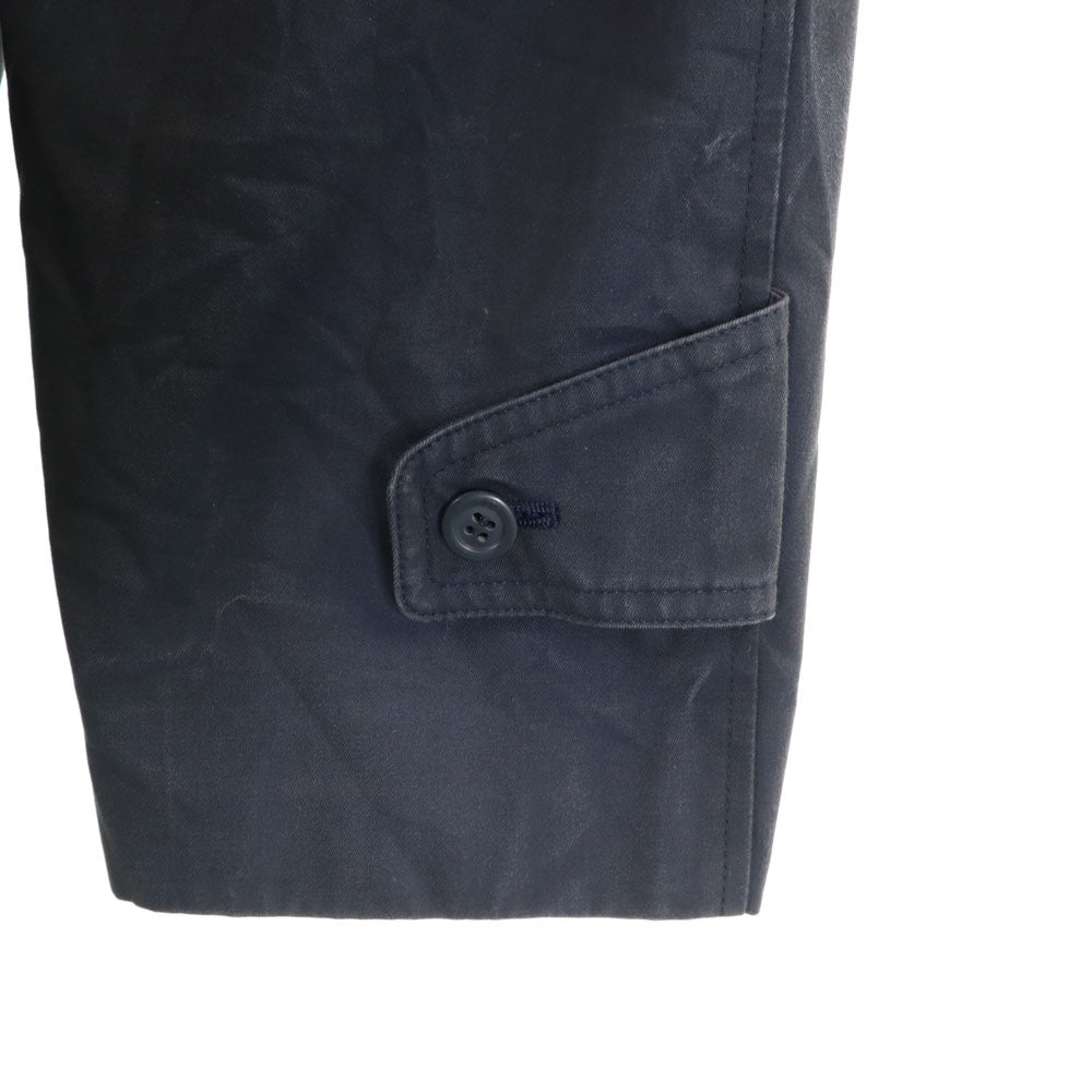 BALENCIAGA バレンシアガ 80s 90s オールド 日本規格 ステンカラーコート A4 ネイビー ライナー付き メンズ