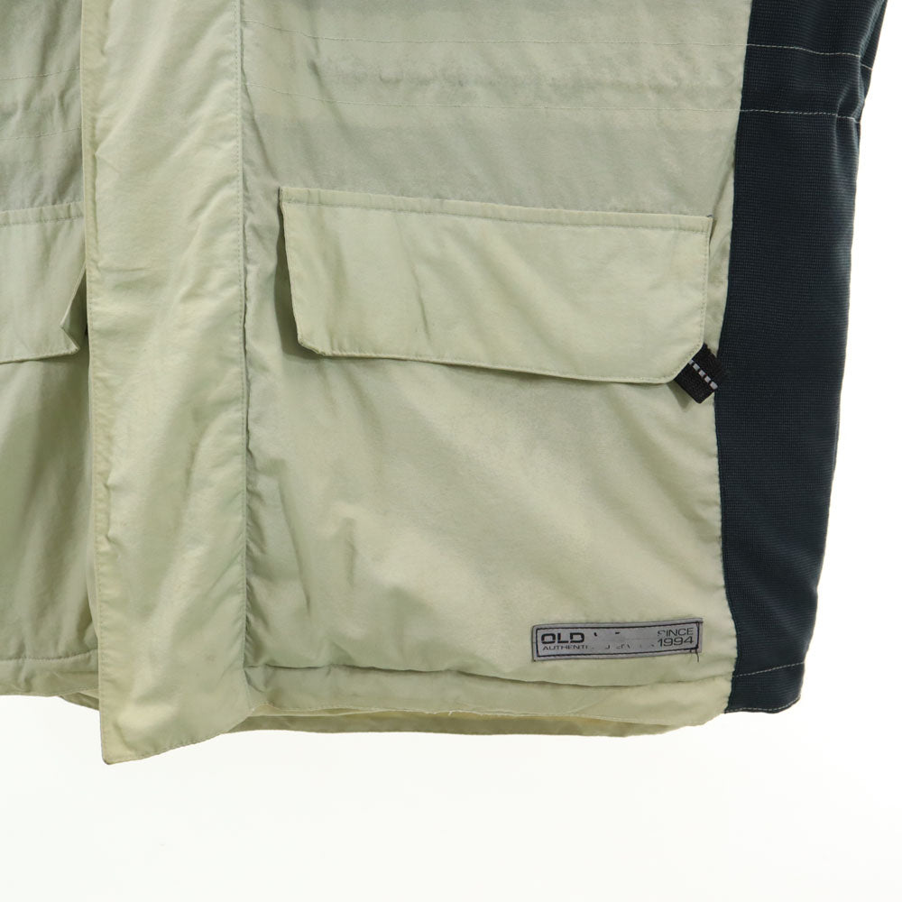 OLD NAVY オールドネイビー オールド 中綿ジャケット L ベージュ 裏フリース メンズ
