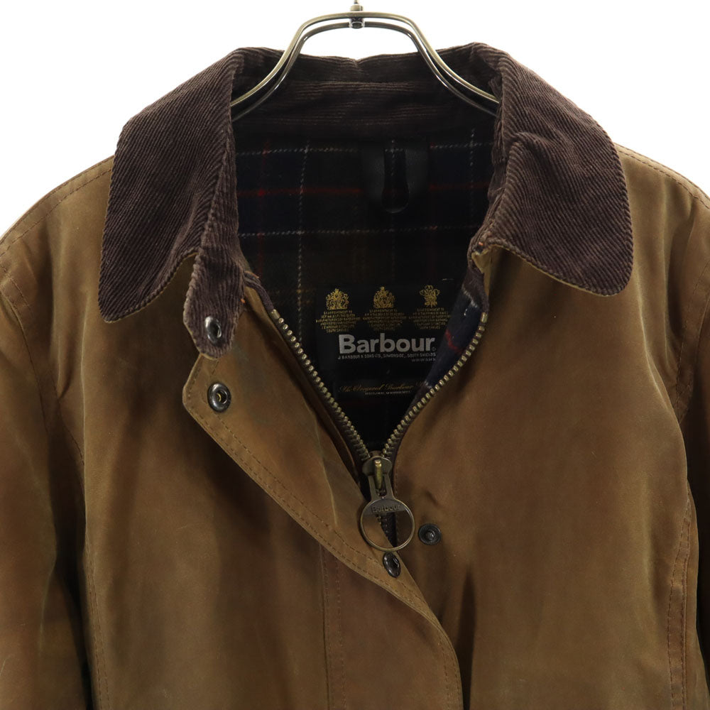 Barbour バブアー 3ワラント ニューマーケット オイルドジャケット 12 ブラウン 中綿入り NEWMARKET JACKET レディース