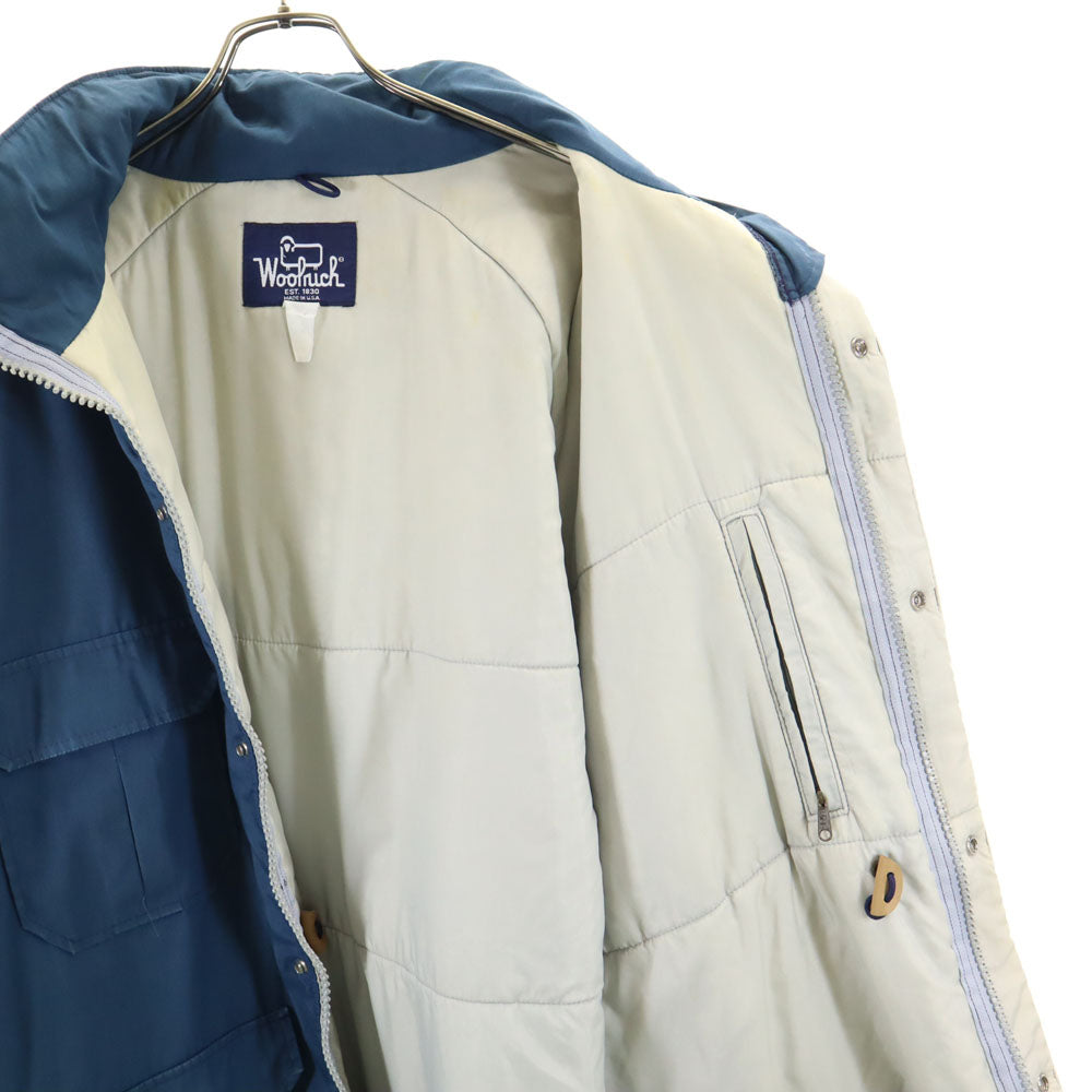 WOOLRICH ウールリッチ 80s USA製 ヴィンテージ コート 青紺 メンズ