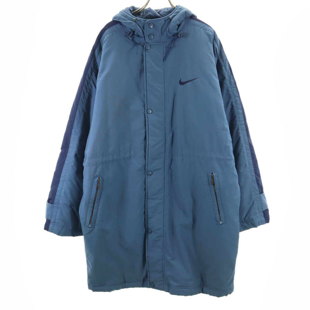 NIKE ナイキ 90s 00s 白タグ オールド 中綿コート L ブルーグレー メンズ