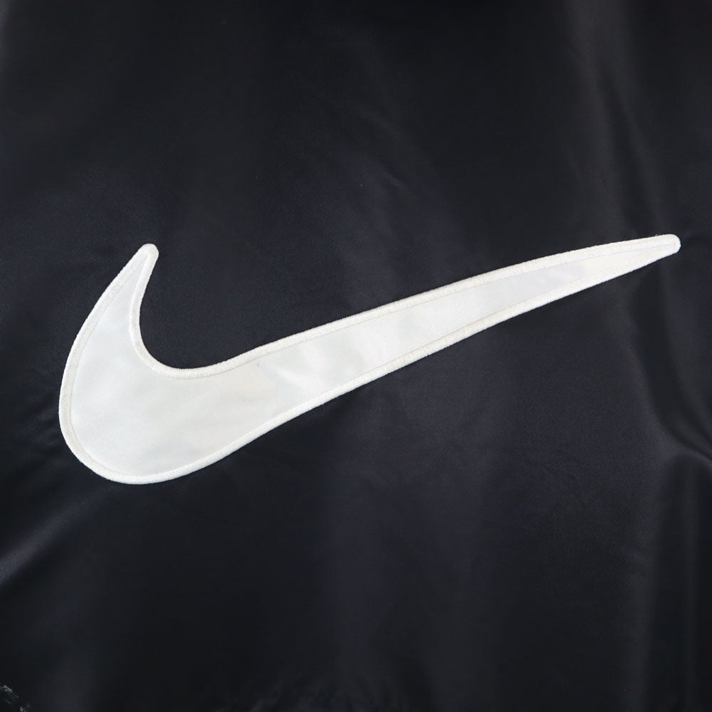 NIKE ナイキ 90s 00s 白タグ オールド バックロゴ 中綿コート XL ブラック 裏ボア メンズ