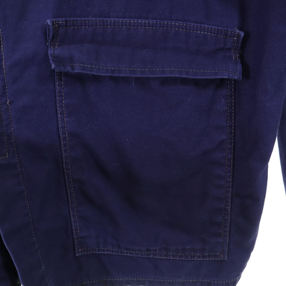 OLD オールド USA製 ミリタリー 長袖 コート XL ネイビー系 フード メンズ