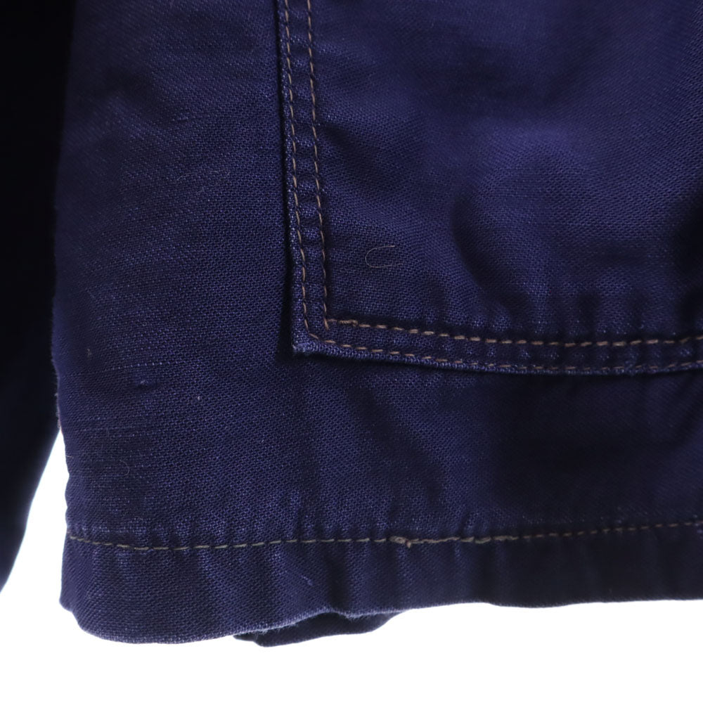 OLD オールド USA製 ミリタリー 長袖 コート XL ネイビー系 フード メンズ