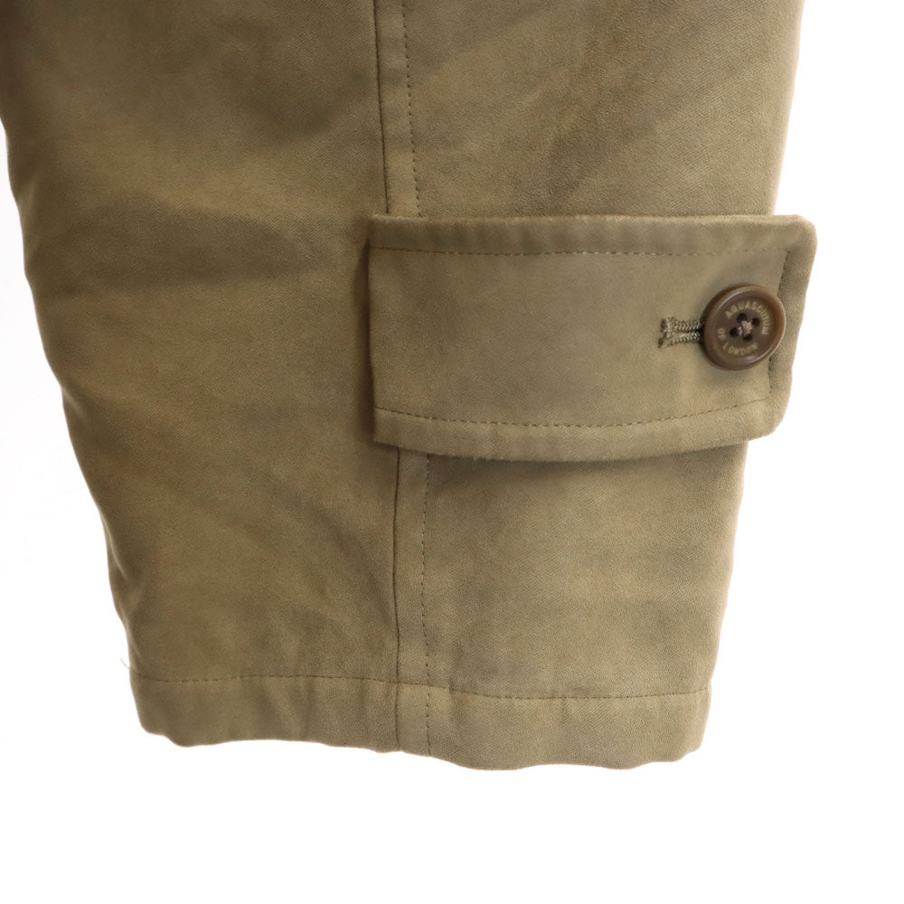 Aquascutum アクアスキュータム 長袖 ステンカラーコート L ベージュ系 ライナー付き メンズ