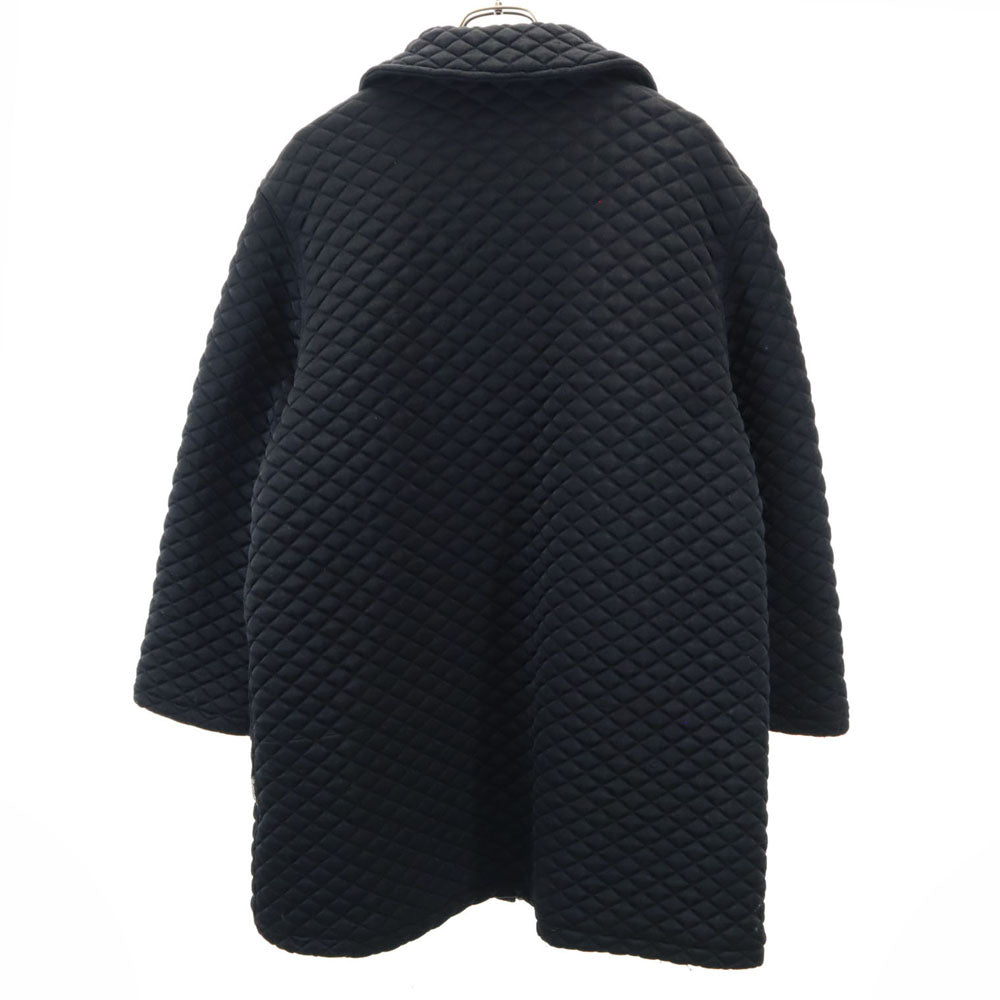 ARMANI JEANS アルマーニジーンズ 90s イタリア製 オールド 長袖 キルティングコート I 40 ブラック系 レディース