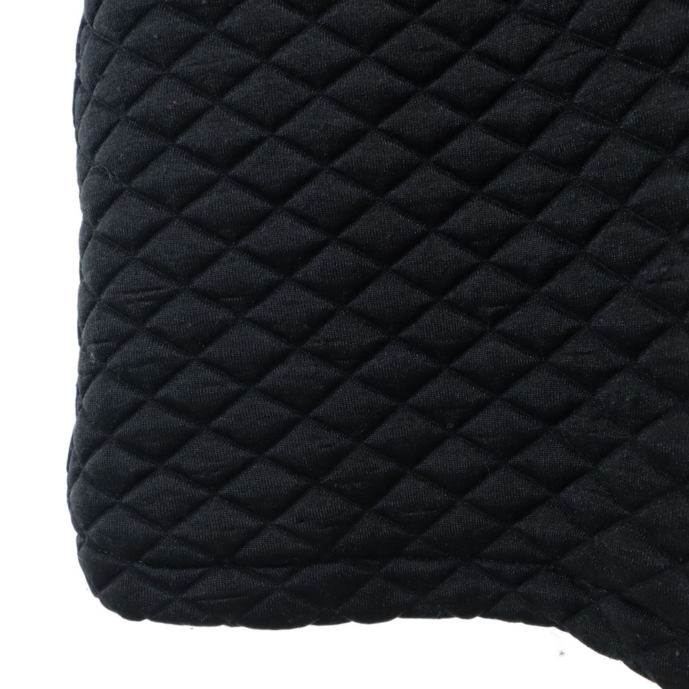 ARMANI JEANS アルマーニジーンズ 90s イタリア製 オールド 長袖 キルティングコート I 40 ブラック系 レディース