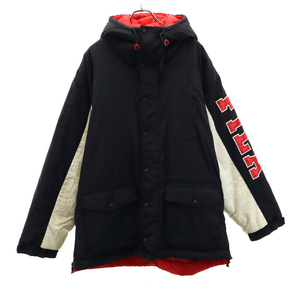 FILA フィラ 90s オールド 中綿ジャケット XL ブラック系 メンズ